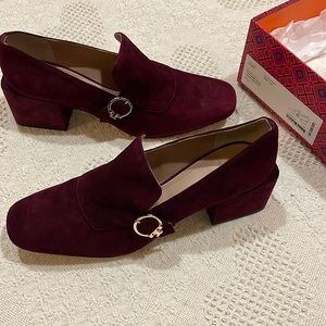 Tory Burch Tess 50mm Loafer Lancaster Suede